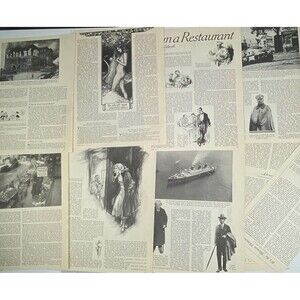 Ephemera Lot American Legend Monthly May 1931 Pages, Pictures, Prints, VNTG